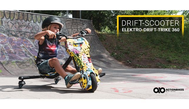 Outdoor-Spaß für jedes Kind mit dem Drift-Trike 360